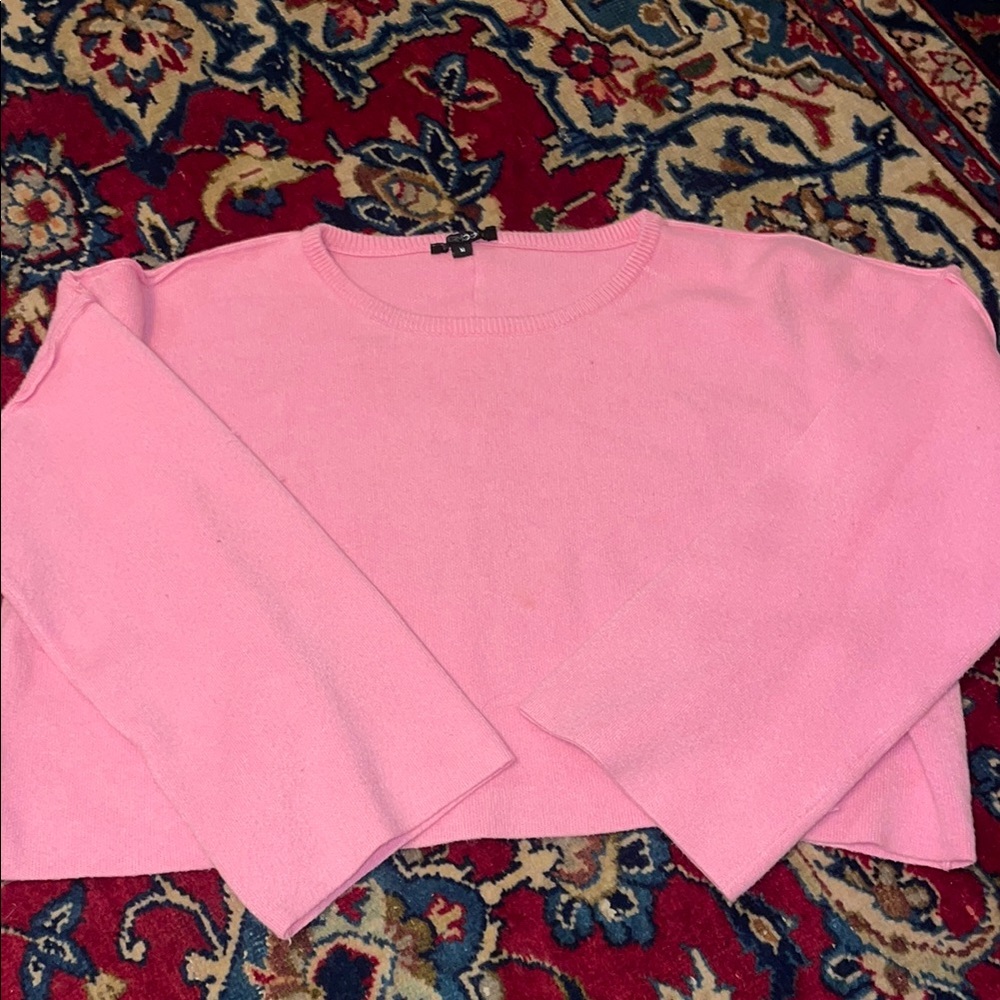 Pink Long Sleeve Sweater